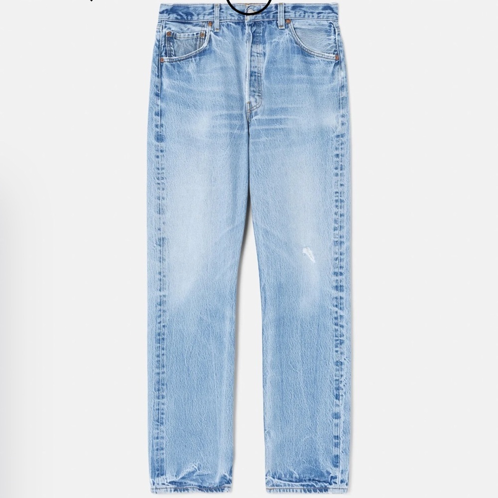 BNWT men’s Levi & RE/DONE straight upcycled vintage jeans - Picture 2 of 12